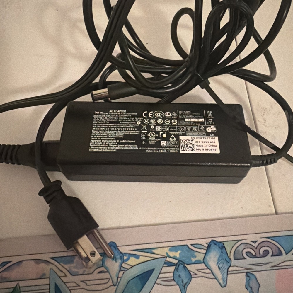 Genuine Dell AA90PM111 90W AC Adapter 19.5V DP/N 0P0PT9 Laptop Charger